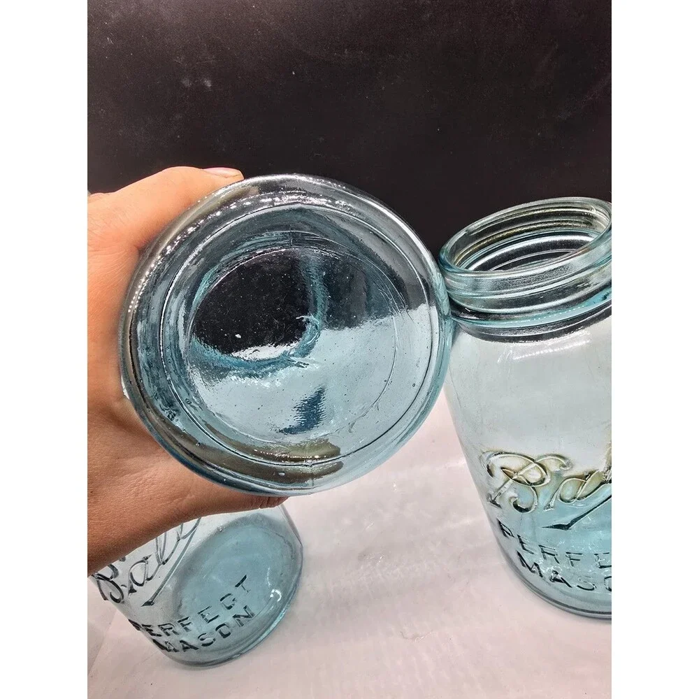 Vintage lot of 3 Ball Perfect Mason Jars 